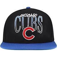Casquette snapback Rise Up Chicago Cubs noire Mitchell & Ness pour homme