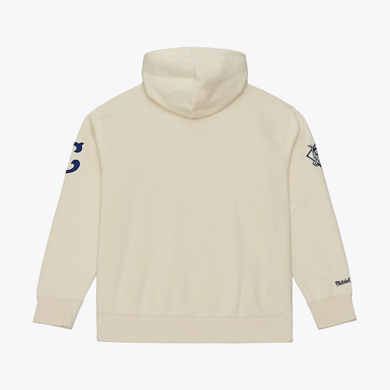 Men's Mitchell & Ness Cream Chicago Cubs Yacht Rock Fleece Hoodie