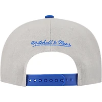 Men's Mitchell & Ness Gray Chicago Cubs Knock Out Panel Snapback Hat