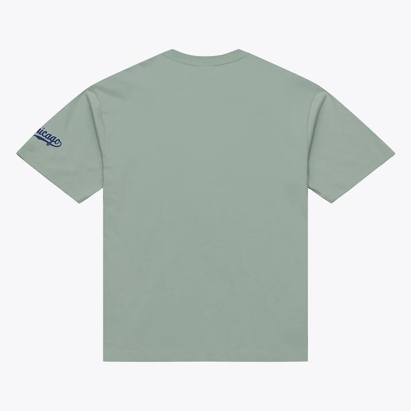 Men's Mitchell & Ness Green Chicago Cubs Yacht Rock T-Shirt