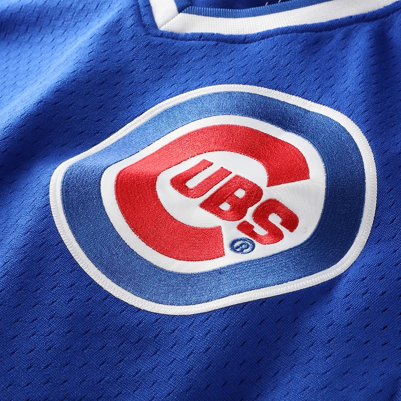 Men's Mitchell & Ness Greg Maddux Royal Chicago Cubs Authentic Batting Practice Jersey