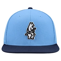 Casquette snapback basique Mitchell & Ness bleu clair pour homme, collection Cooperstown, Chicago Cubs