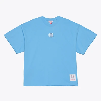 Men's Mitchell & Ness Light Blue Chicago Cubs Insignia Premium T-Shirt
