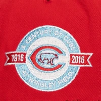 Men's Mitchell & Ness Red/Light Blue Chicago Cubs Hometown Snapback Hat