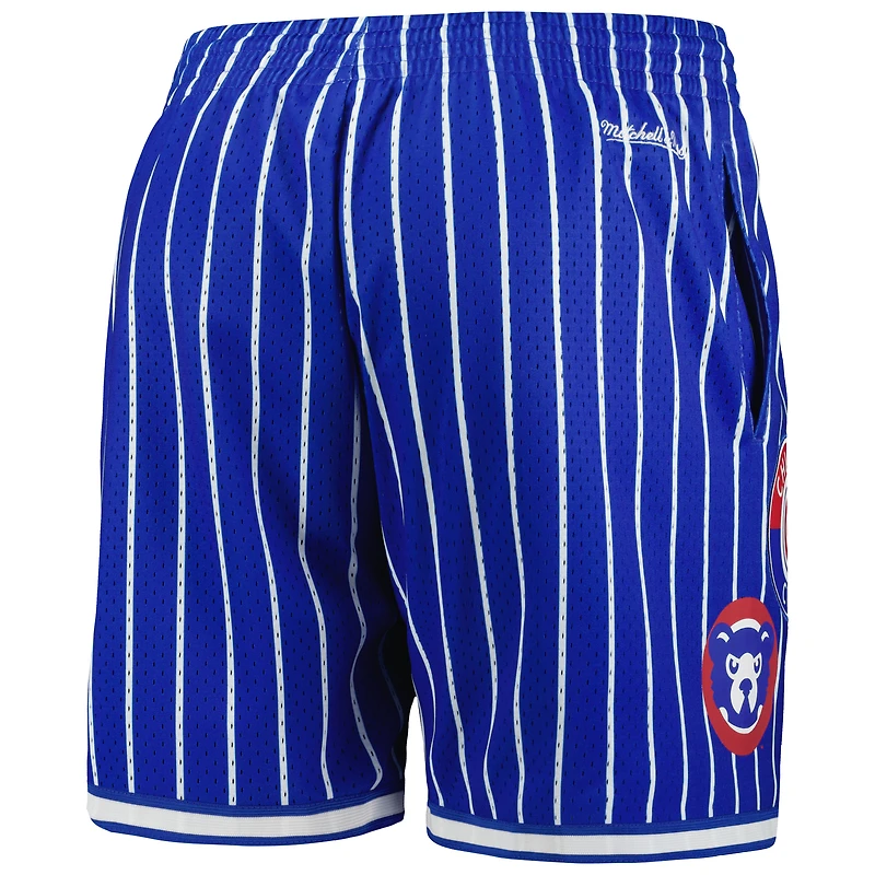 Men's Mitchell & Ness Royal Chicago Cubs Cooperstown Collection 1908 World Series City Mesh Shorts
