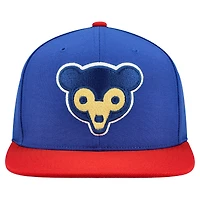 Men's Mitchell & Ness Royal Chicago Cubs Cooperstown Collection Basic Flip Snapback Hat