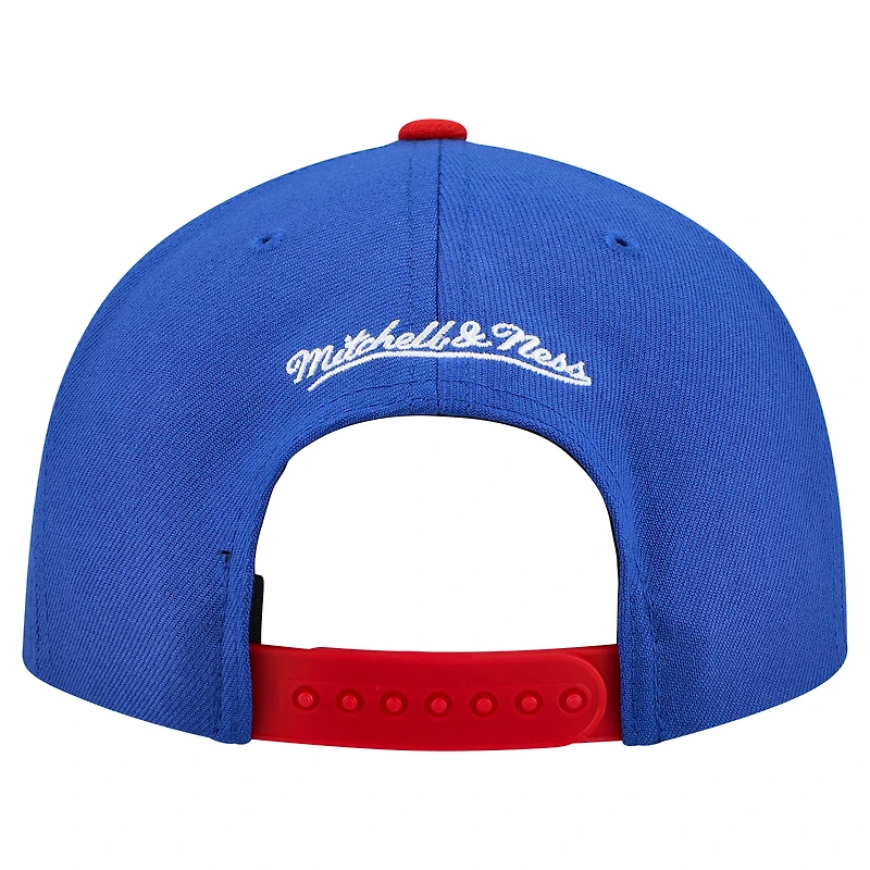 Men's Mitchell & Ness Royal Chicago Cubs Cooperstown Collection Basic Flip Snapback Hat