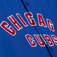 Men's Mitchell & Ness  Royal Chicago Cubs Full-Snap Hooded Coaches Jacket
