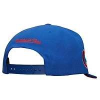 Casquette Snapback avec étiquette de l'équipe des Royal Chicago Cubs Mitchell & Ness pour hommes
