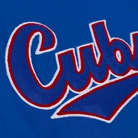 Men's Mitchell & Ness  Royal Chicago Cubs Wild Pitch Ringer T-Shirt
