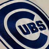 Veste de coach à capuche Mitchell & Ness Ryne Sandberg crème Chicago Cubs, fermeture boutons-pression, motif Yacht Rock, nom et numéro