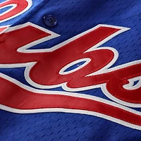 Maillot d'entraînement au bâton Mitchell & Ness Ryne Sandberg Royal Chicago Cubs Cooperstown Collection 1996 pour homme, en maille, à boutons