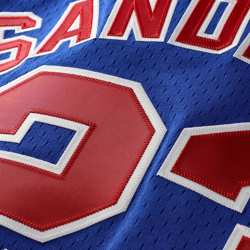 Maillot d'entraînement à la batte Mitchell & Ness Ryne Sandberg Royal Chicago Cubs Cooperstown Collection 1997 pour homme, en maille, boutons