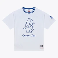 Men's Mitchell & Ness  White Chicago Cubs Cooperstown Collection Arctic T-Shirt