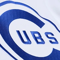 Sweat à capuche en polaire Mitchell & Ness blanc Chicago Cubs Collection Cooperstown pour homme