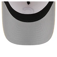 Casquette ajustable 9FORTY en coton tissé beige New Era pour homme des Chicago Cubs, modèle M-Crown A-Frame