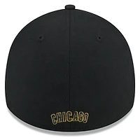 Men's New Era  Black Chicago Cubs 2024 Armed Forces Day 39THIRTY Flex Hat