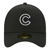 Casquette ajustée New Era noire Chicago Cubs A-Frame 59FORTY pour homme