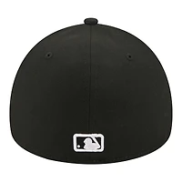 Men's New Era  Black Chicago Cubs A-Frame 59FORTY Fitted Hat