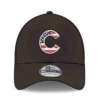 Men's New Era Black Chicago Cubs America 250 39THIRTY Flex Hat