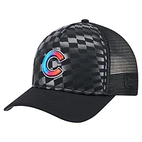 Casquette ajustable 9FORTY A-Frame M-Crown Trucker pour homme New Era noire Chicago Cubs