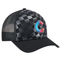 Casquette ajustable 9FORTY A-Frame M-Crown Trucker pour homme New Era noire Chicago Cubs