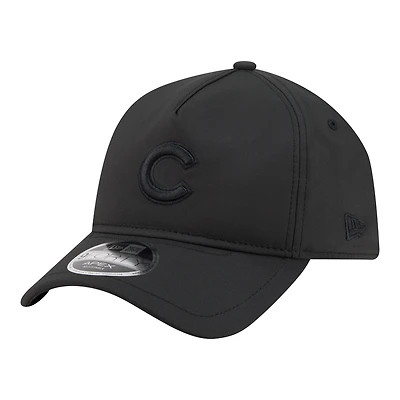 Men's New Era Black Chicago Cubs Injection Apex 9FORTY Adjustable Hat