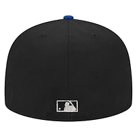 Casquette ajustée 59FIFTY noire à motif camouflage métallisé des Chicago Cubs New Era pour hommes