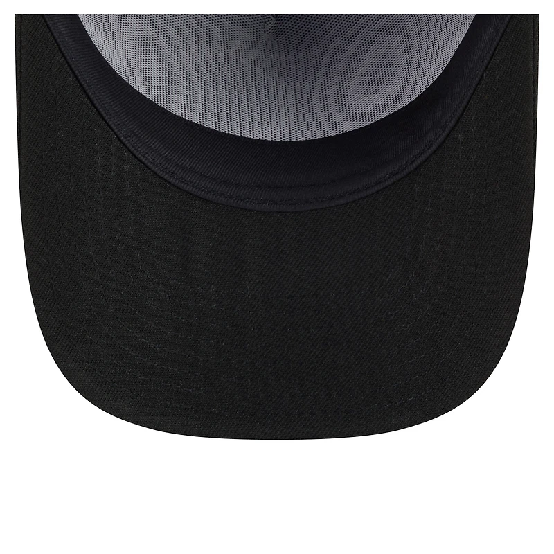 Men's New Era  Black Chicago Cubs Motion A-Frame 9FIFTY Snapback Hat