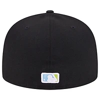 Men's New Era Black Chicago Cubs Multi-Color Pack 59FIFTY Fitted Hat