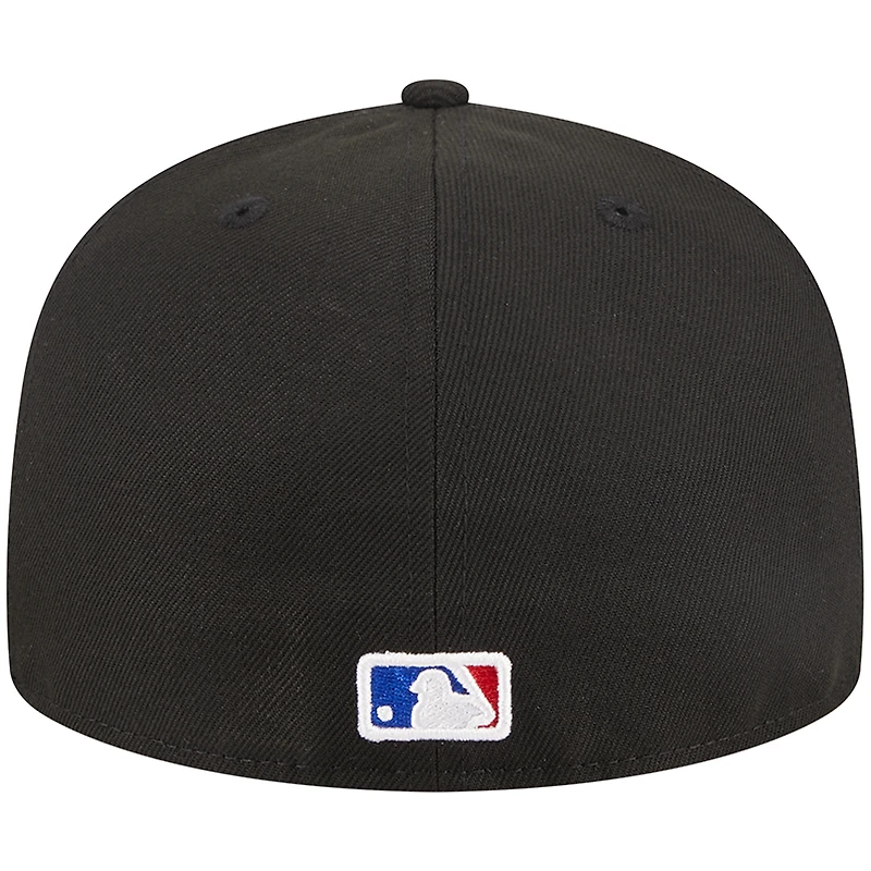 Casquette ajustée 59FIFTY pour homme Chicago Cubs Neon New Era noire