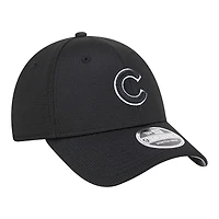Casquette ajustable Pivot 9FORTY Chicago Cubs noire New Era pour homme