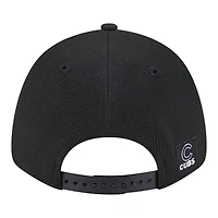 Casquette ajustable Pivot 9FORTY Chicago Cubs noire New Era pour homme