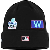 Bonnet en tricot à revers Polar Lights Chicago Cubs New Era pour homme, noir