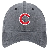 Men's New Era Black Chicago Cubs Rugged Team 9TWENTY Adjustable Hat