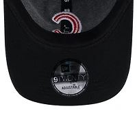 Men's New Era Black Chicago Cubs Rugged Team 9TWENTY Adjustable Hat