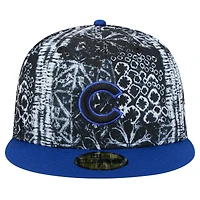 Men's New Era Black Chicago Cubs Sands 59FIFTY Fitted Hat