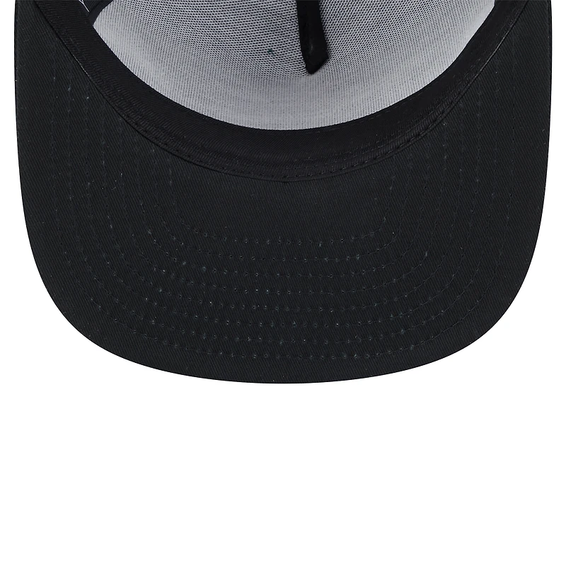 Men's New Era Black Chicago Cubs Score Check 9FIFTY A-Frame Trucker Snapback Hat