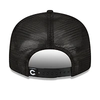 Men's New Era Black Chicago Cubs Street Trucker 9FIFTY Snapback Hat