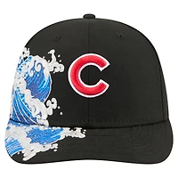 Men's New Era  Black Chicago Cubs Surf 59FIFTY Fitted Hat
