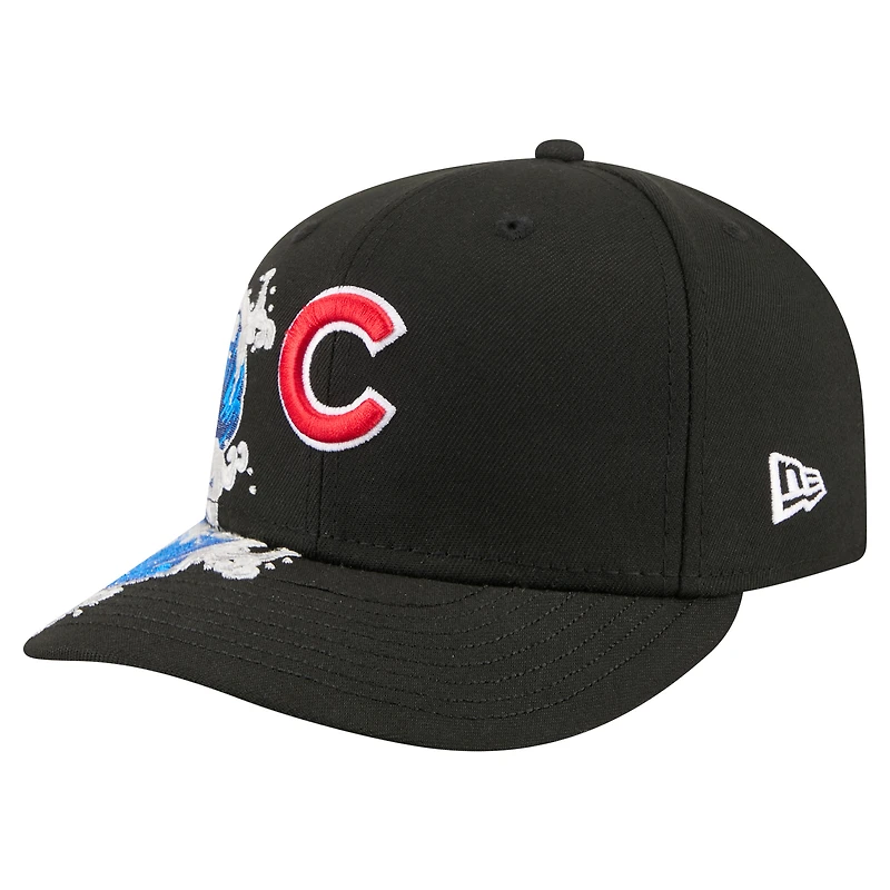 Men's New Era Black Chicago Cubs Surf 59FIFTY Fitted Hat