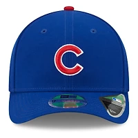 Casquette ajustable 9FORTY bleue New Era pour homme, Chicago Cubs, 2025 MLB Postseason Side Patch