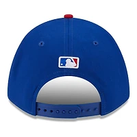 Casquette ajustable 9FORTY bleue New Era pour homme, Chicago Cubs, 2025 MLB Postseason Side Patch
