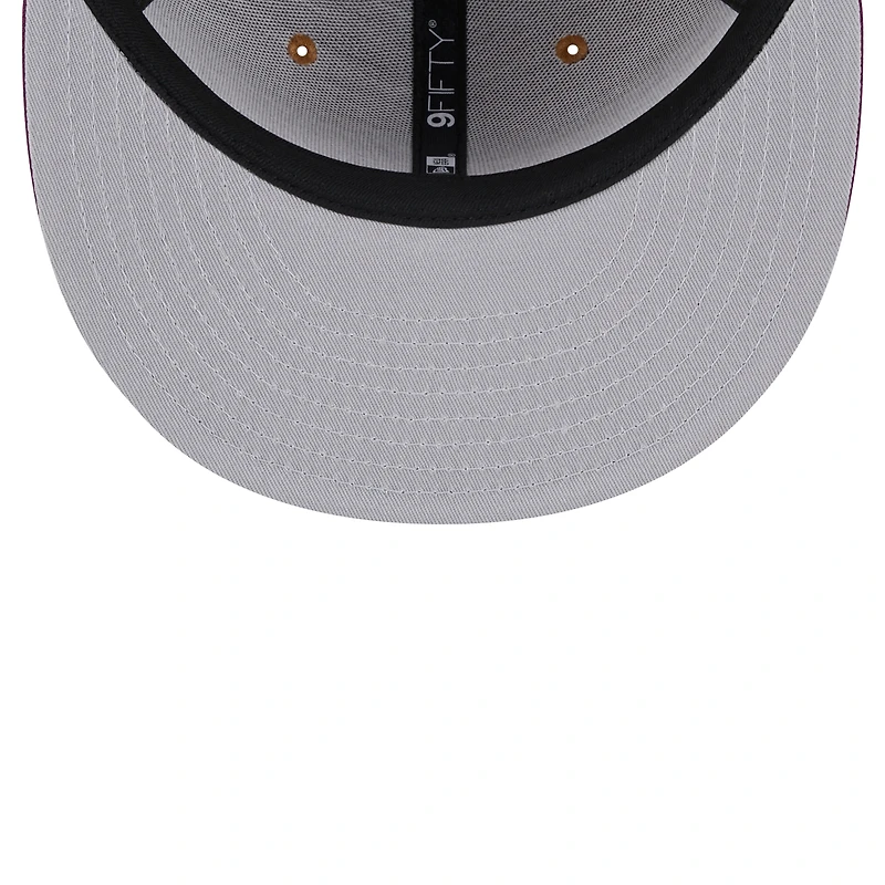 Men's New Era Brown/Purple Chicago Cubs Color Pack Two-Tone 9FIFTY Snapback Hat