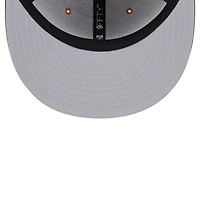 Men's New Era Brown/Purple Chicago Cubs Color Pack Two-Tone 9FIFTY Snapback Hat