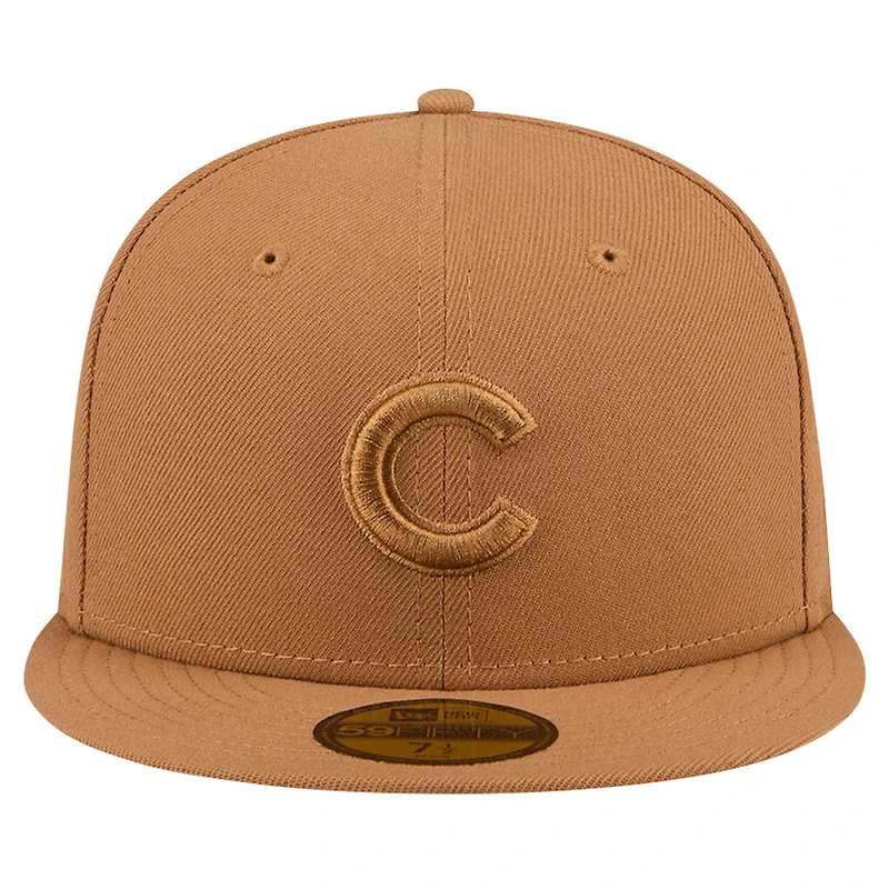 Men's New Era Brown Chicago Cubs Color Pack 59FIFTY Fitted Hat