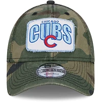 Men's New Era Camo Chicago Cubs Gameday 9FORTY Adjustable Hat