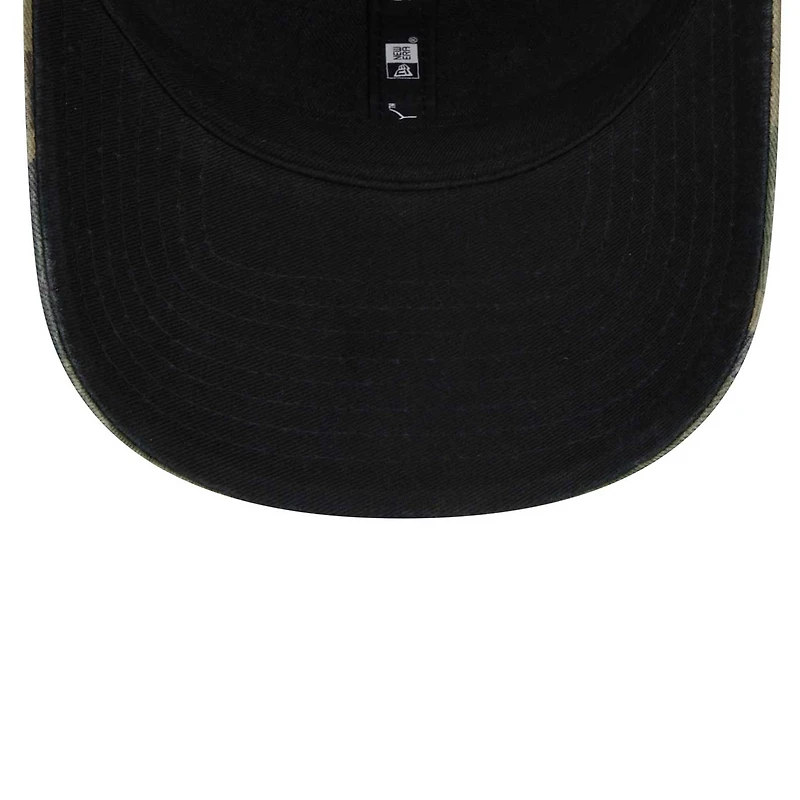 Casquette réglable New Era camouflage Chicago Cubs Gameday 9FORTY pour hommes