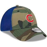 Casquette Flex New Era Chicago Cubs Team Neo 39THIRTY pour homme