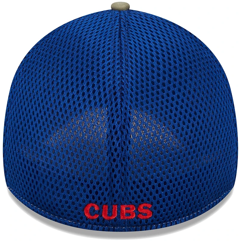 Casquette Flex New Era Chicago Cubs Team Neo 39THIRTY pour homme